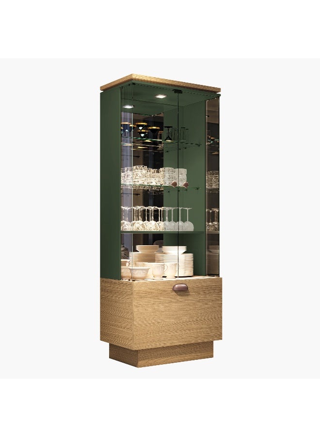 Home Box Aura Glass Door Curio Cabinet - Image 2