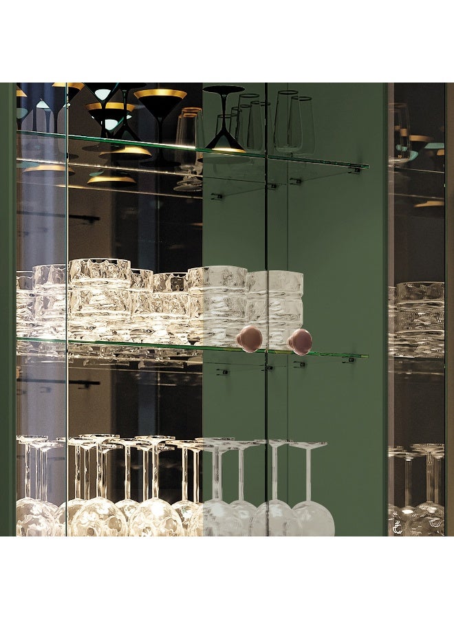 Home Box Aura Glass Door Curio Cabinet - Image 4