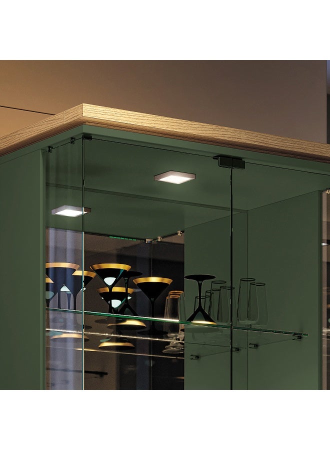 Home Box Aura Glass Door Curio Cabinet - Image 3