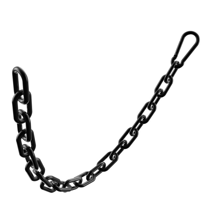 Mixizigoz Cable Machine Extension Chain 236 304 Stainless Steel Fitness Chain for Home Gym Weight Lifting Cable Attachment for LAT Pulldown Chain for Cable Machine Accessories Weighted Pullups 5mm 1pc - Image 2
