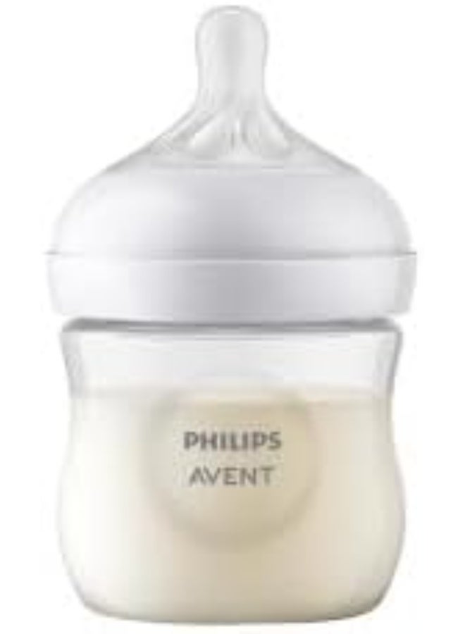 فيليبس زجاجة رضاعة فيليبس أفنت Natural Response - زجاجة حليب 125 مل لحديثي الولادة - آمنة وخالية من BPA - تصميم طبيعي وعملي - Image 1