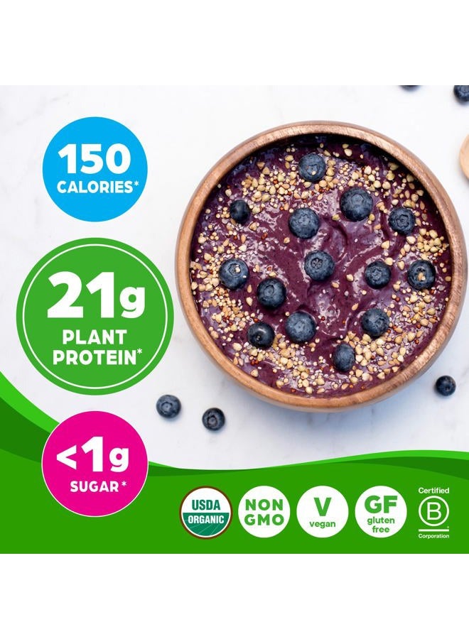 Orgain Organic Vegan Protein Powder, Vanilla Bean - 21g Plant Based Protein, 4g Prebiotic Fiber, No Lactose Ingredients, No Added Sugar, Non-GMO, For Shakes & Smoothies, 1.02 lb (Packaging May Vary) - Image 4