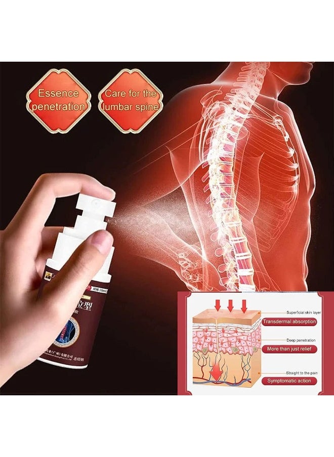 Generic - Lumbar Spine Cold Gel Spray, Back Pain Relief Products, Natural Herbal Joint Pain Relief Spray, Knee Pain Relief Cold Compress Gel Spray, Lumbar Pain Relief Herbal Spray, for Relief of Joint Pain (1 Pcs) - Image 1