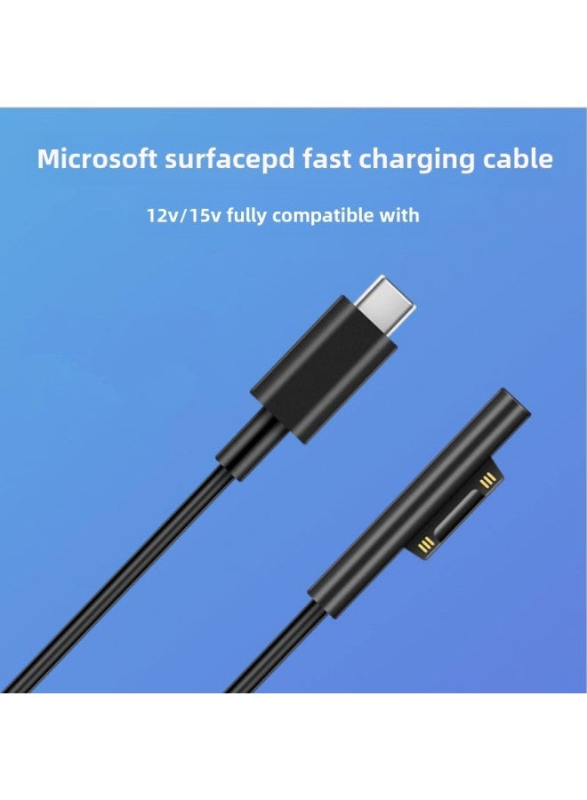 PD Fast Charging Line Notebook For Surface Pro3 Prosurface Microsoft Charging Line-Color:1.2 M  - Image 3