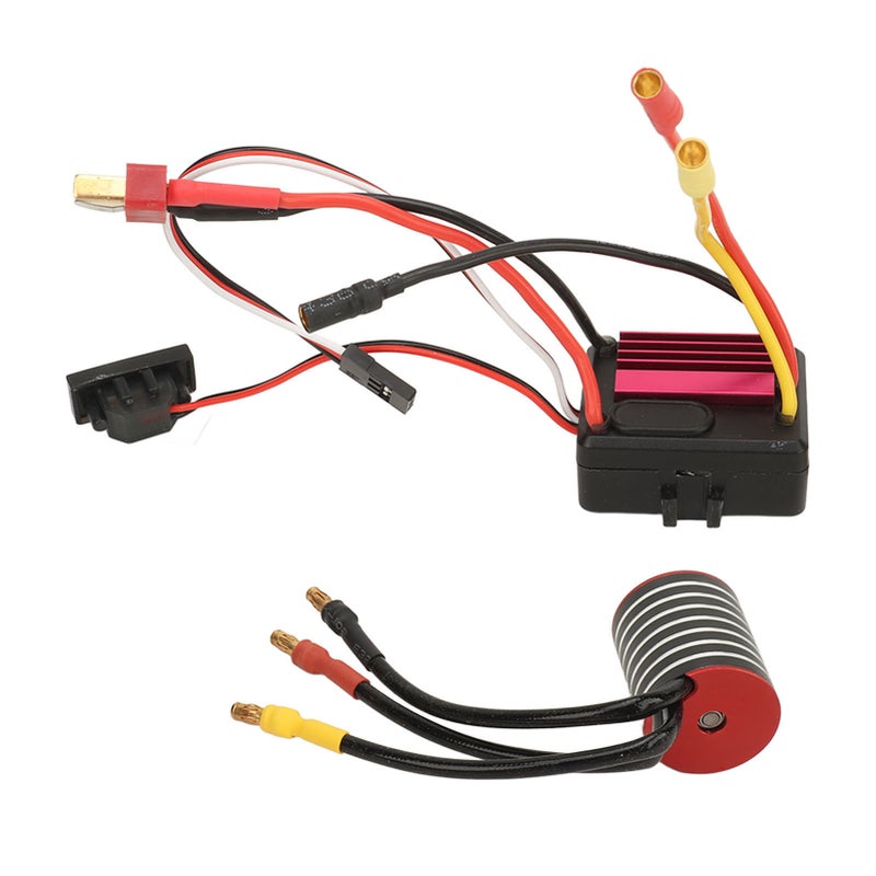 2430 Brushless Motor 35A Brushless ESC Accurate Brushless Motor ESC Set for Traxxas 1/16 1/18 RC Car 6300KV - Image 1