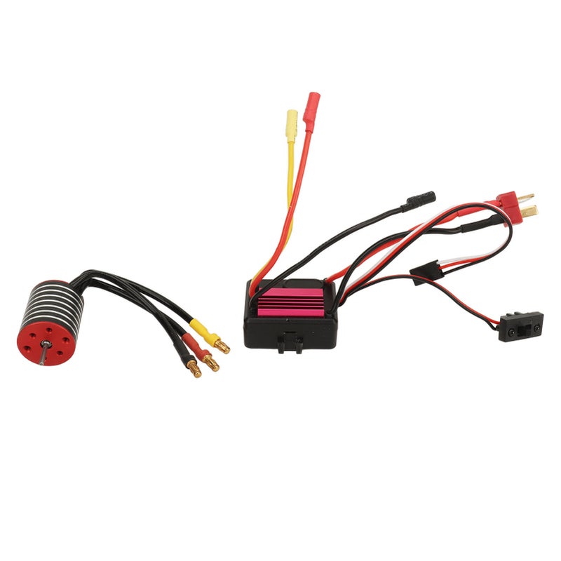 2430 Brushless Motor 35A Brushless ESC Accurate Brushless Motor ESC Set for Traxxas 1/16 1/18 RC Car 6300KV - Image 2