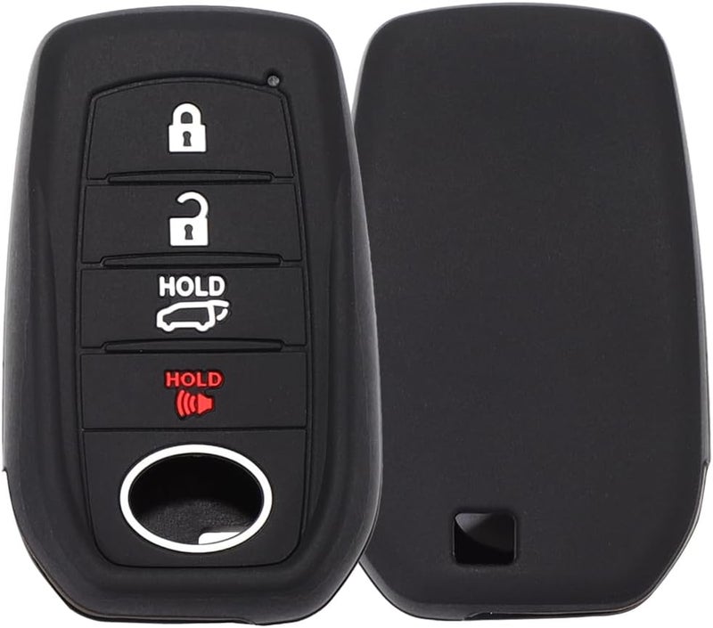 Lcyam Silicone Key Fob Cover for Toyota Models - Image 2