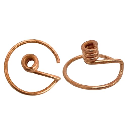 Daedal Crafters Wick Holder Spring for Deepam (Set of 6) Metal Niranjan Kadi, Diya Batti Stand for Pooja, Varamahalakshmi, Navarathri, Gowri Ganesha & Festival Use - Image 1
