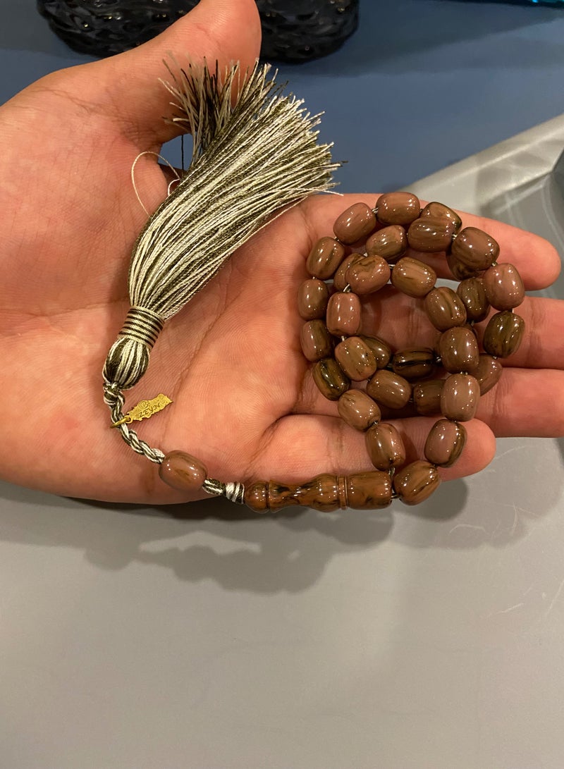 Top Quality Belgian Catalin Prayer Beads For Men 33 Beads - Image 1