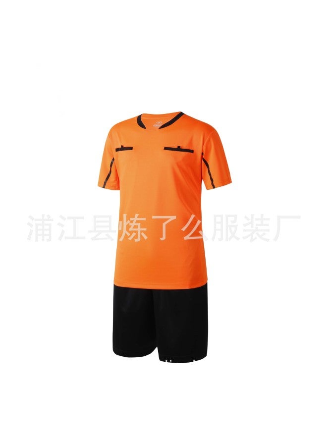 Orange Short Sleeve Football Jersey - Image 1