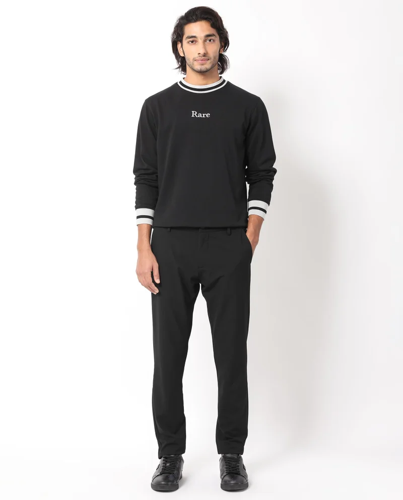 Rare Rabbit Men's Stripe Details Sweatshirt