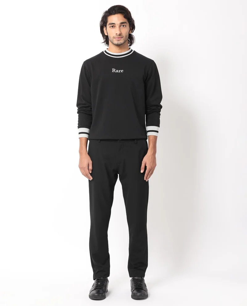 Rare Rabbit Men's Stripe Details Sweatshirt