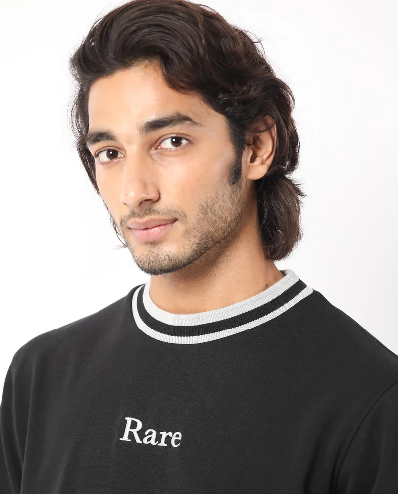 Rare Rabbit Men's Stripe Details Sweatshirt