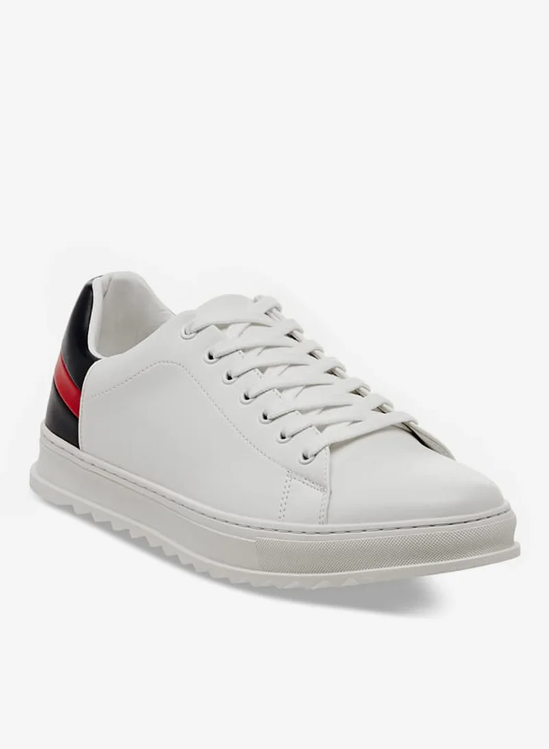 LBL by Shoexpress Men Solid Lace-Up Sneakers