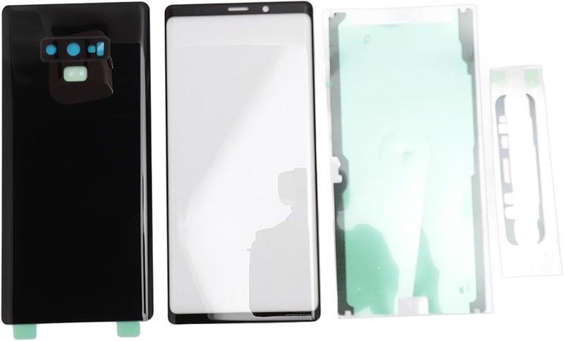 Samsung Galaxy Note 9 Back Glass Cover Replacement Kit with Camera Lens Black - Image 2
