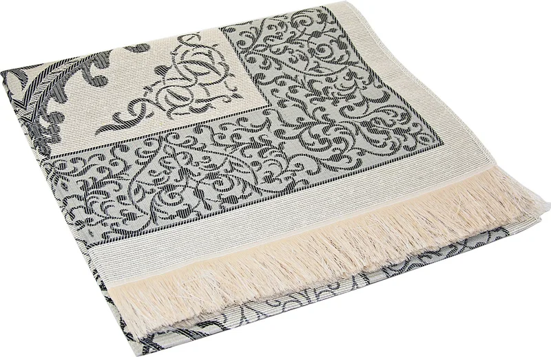 İhvan Online Ihvan Online Special Cylinder Boxed Set with Prayer Mat and Pearl Prayer Beads, Black Color
