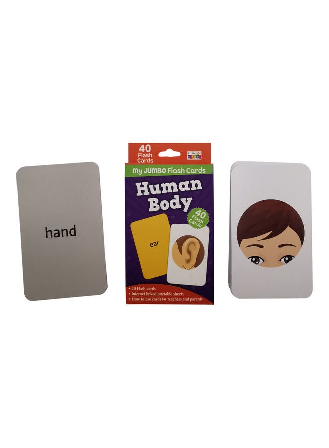 40 My Jumbo Flash Cards - Human Body  - Image 4