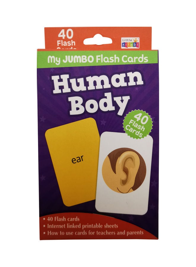 40 My Jumbo Flash Cards - Human Body  - Image 1