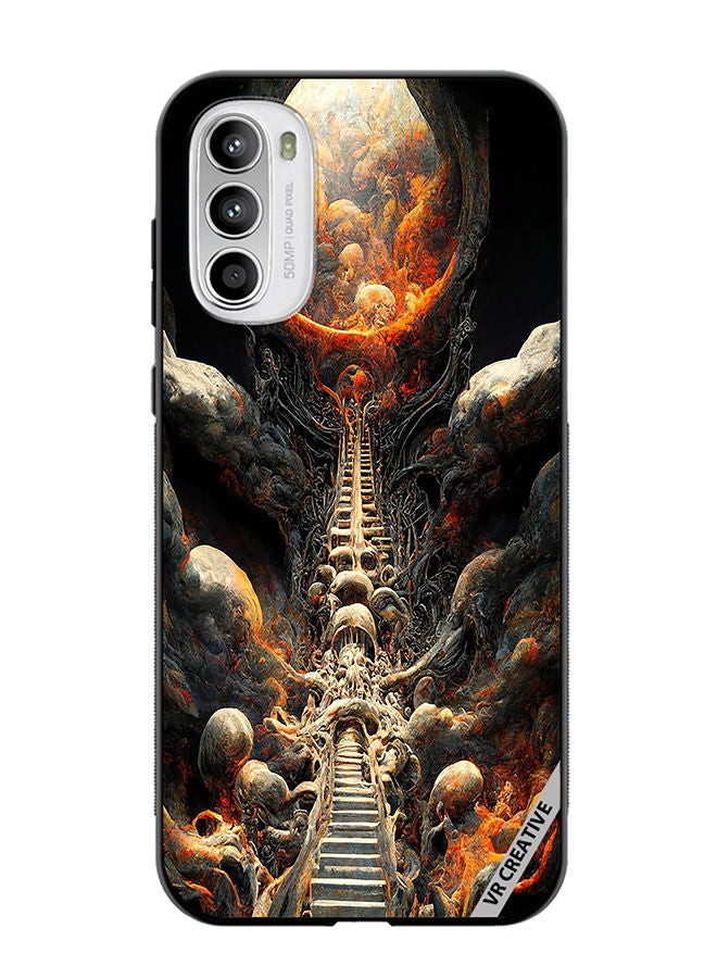VR CREATIVE غطاء حماية لهاتف موتورولا موتو G82 بتصميم ألكسندر العزيز متعدد الألوان - Image 1