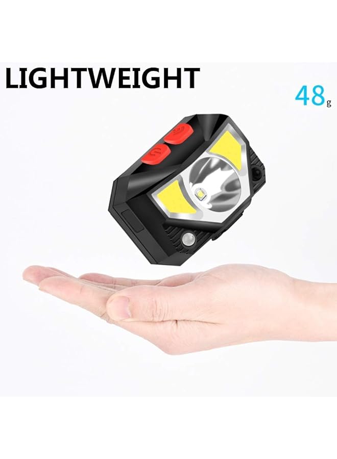 SKY-TOUCH 2 Pack Rechargeable Headlamp Flashlight 800 Lumens Motion Sensor Head Lamp Ipx4 Waterproof Bright White Cree Led & Red Light Perfect For Running Camping Hiking & More - Image 4