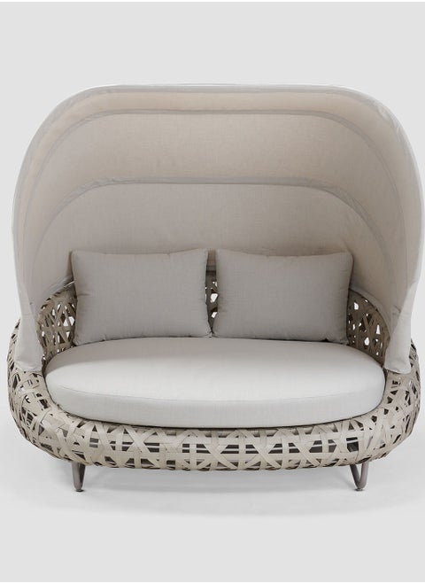 Curl Outdoor Lounge Bed With Canopy