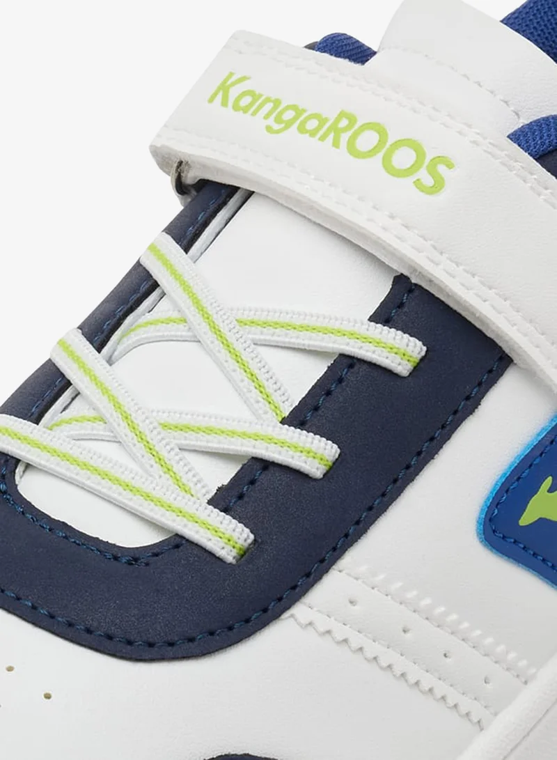 kangaROOS  Boys' Logo Detail Sports Shoes with Hook and Loop Closure for Men | Best Price UAE