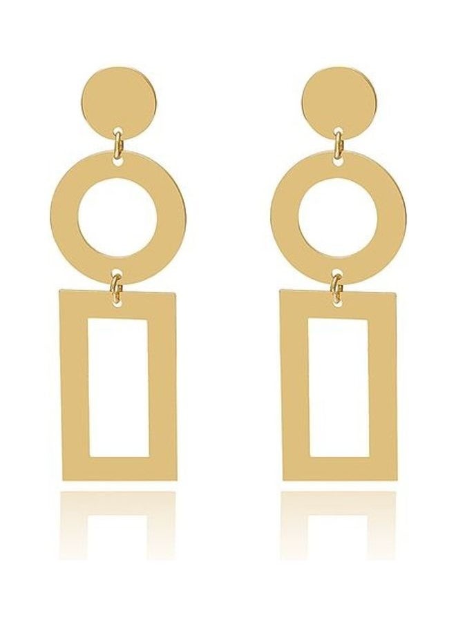 NIBEMINENT 1 Pair Women's Geometric Pattern Earrings  - Image 1