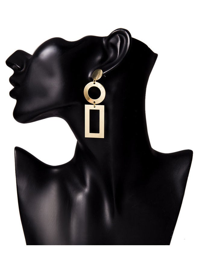 NIBEMINENT 1 Pair Women's Geometric Pattern Earrings  - Image 2