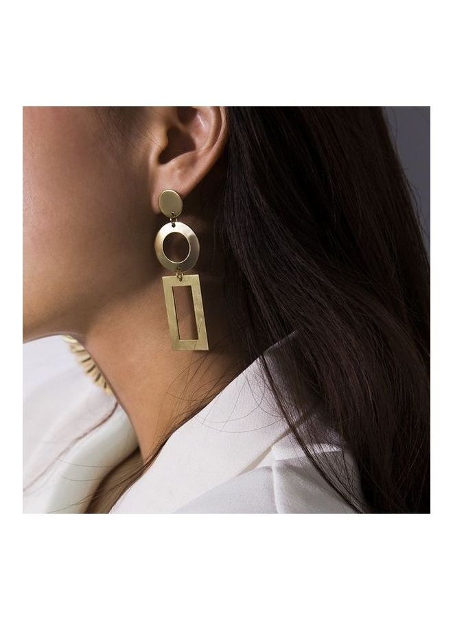 NIBEMINENT 1 Pair Women's Geometric Pattern Earrings  - Image 3