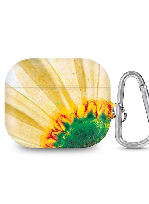 StylePods Case for Airpods 3rd Gen Case With Anti-Lost Keychain - Bloomin Sunflower