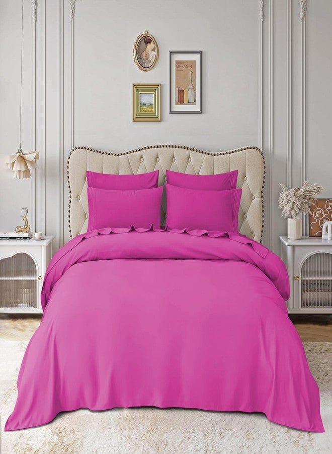 Mocassi Pillowcases 1800 Premium Hotel Quality - Easy Care, Smooth Weave, Wrinkle and Stain Resistant, Easy Slip-On, 2-Piece Set, Standard/Queen Pillowcase, Pink - Image 3