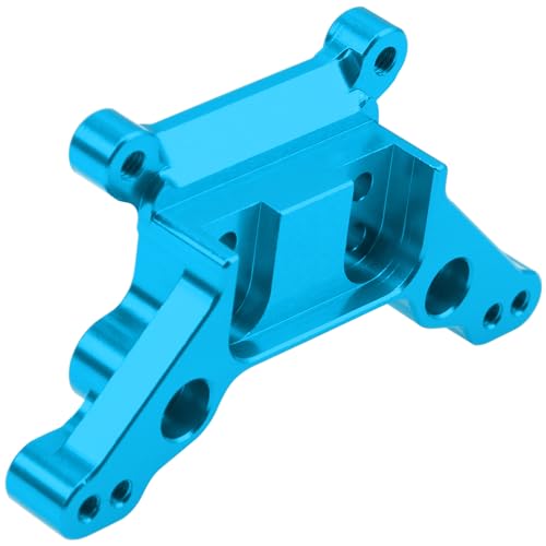 Share Goo ShareGoo Metal Front & Rear Shock Tower Shock Mounts Upgrade Parts Compatible with Hyper Go H16BM H16DR H16 MJX 16207 16208 16209 16210 1/16 RC Car (Blue) - Image 4