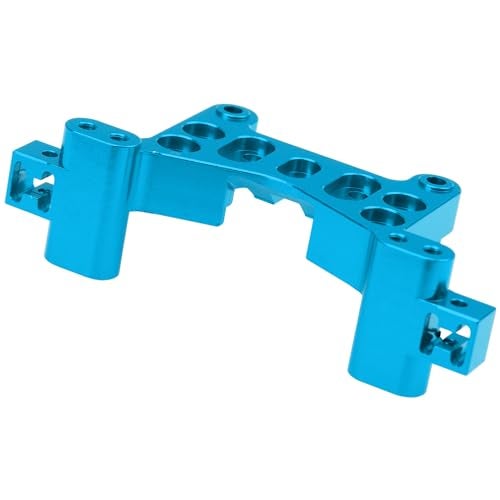 Share Goo ShareGoo Metal Front & Rear Shock Tower Shock Mounts Upgrade Parts Compatible with Hyper Go H16BM H16DR H16 MJX 16207 16208 16209 16210 1/16 RC Car (Blue) - Image 3