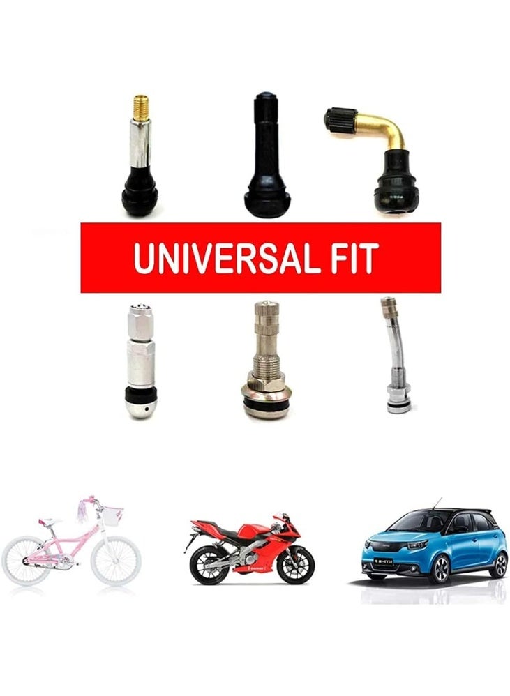 Hisport Hex 016 Black 4pcs Universal Car Tire Valve Stem Caps Air Cover Fit Mitsubishi Accessories - Image 5