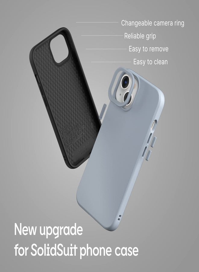 RhinoShield Case Compatible with [iPhone 14 Pro] | SolidSuit - Shock Absorbent Slim Design Protective Cover with Premium Matte Finish 3.5M / 11ft Drop Protection - Blush Pink - Image 5