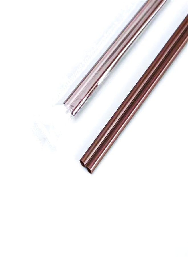 Much Hotter 100 Pcs Individually Packaged Black Plastic Extra Long Flexible Disposable Drinking Straws,Coffee Stirrers.Disposable Plastic Drink Stirrer Sticks Safety Two-hole coffee straw (7inch) - Image 4