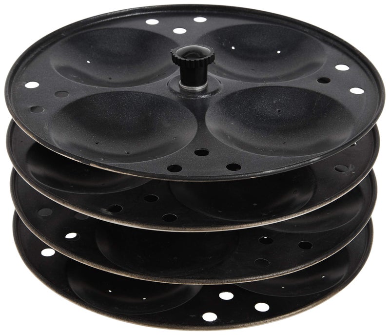 Ckitze TABAKH 4-Rack Non-Stick Idli Stand, Makes 16 Idlys - Image 1