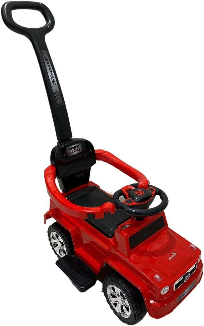 Ride On Car with Push Handle for Kids, Red 326