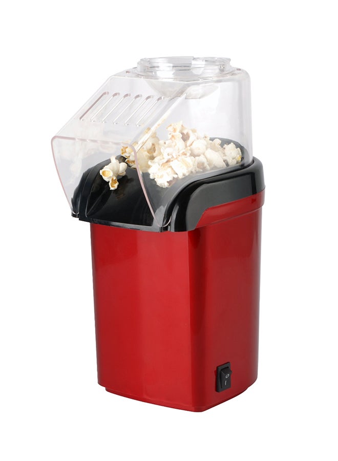Metal Popcorn Maker 1200 Watts 1200 W HPM-350 Red/Clear