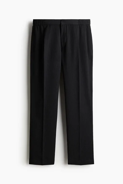 H&M Regular Fit Crease-Leg Trousers
