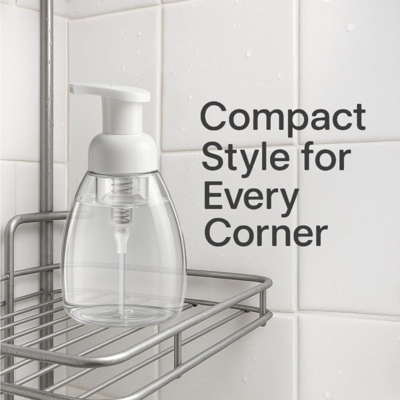 Bar5F Foaming Soap Dispenser Pump Bottle for Dr. Bronner's Castile Liquid Soap 8.5-Ounce Pack of 2 - Image 2