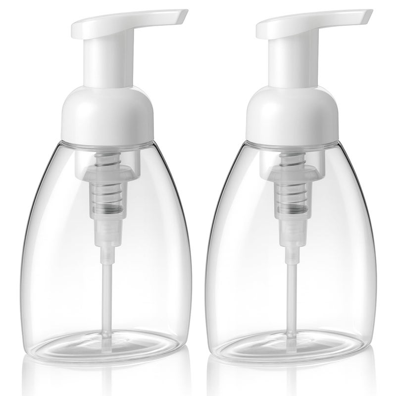 Bar5F Foaming Soap Dispenser Pump Bottle for Dr. Bronner's Castile Liquid Soap 8.5-Ounce Pack of 2 - Image 1