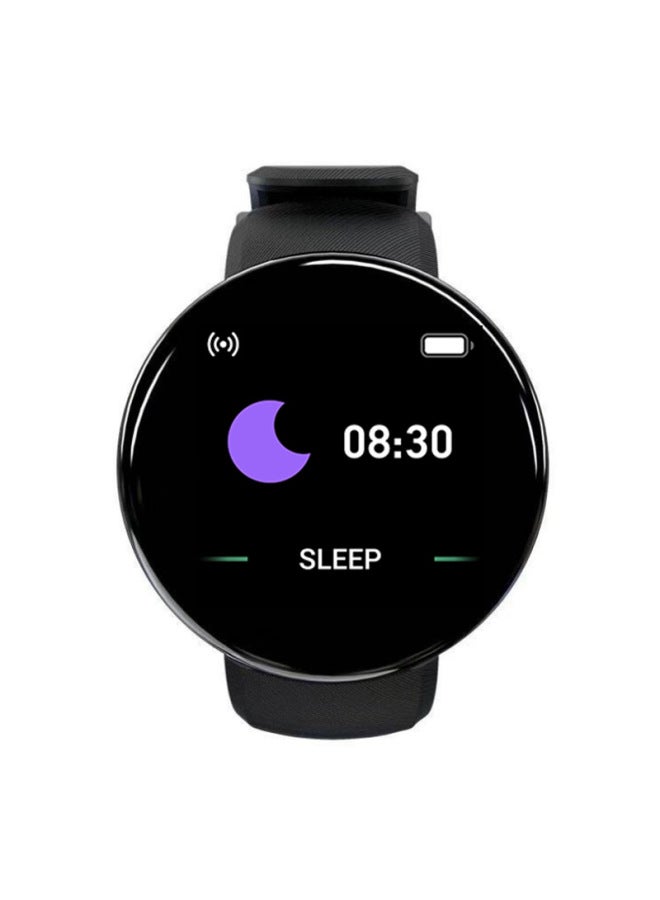 D18 Smart Watch Round Screen Step Counting Information Reminds Heart Rate Sleep Monitoring Bracelet D18s - Image 2