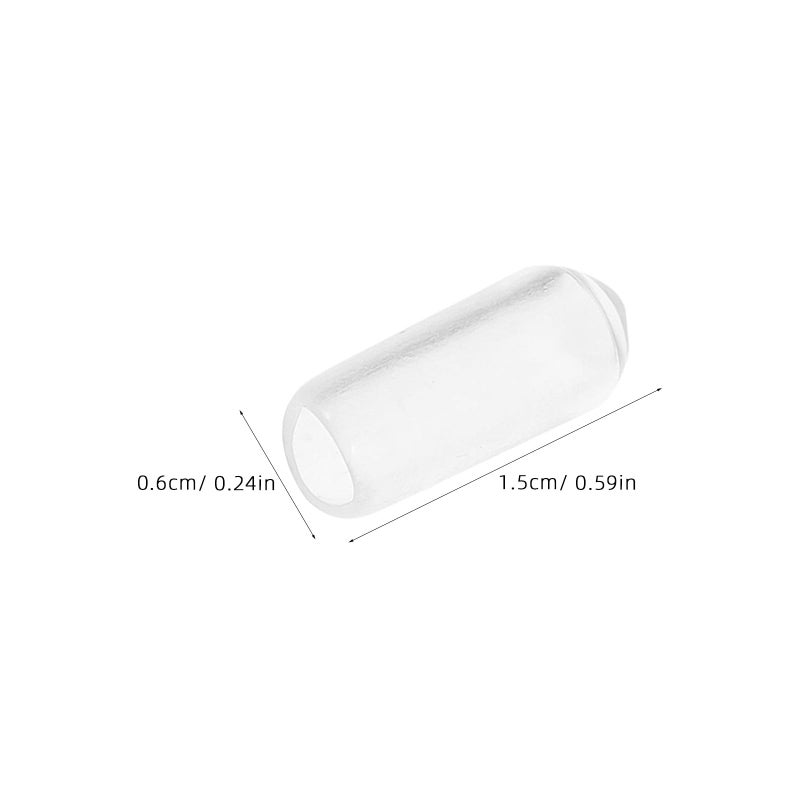 4mm Inner Diameter 200Pcs Rubber Headband End Caps Replacement Tips for 6mm Hair Bands DIY Hair Care - Image 3