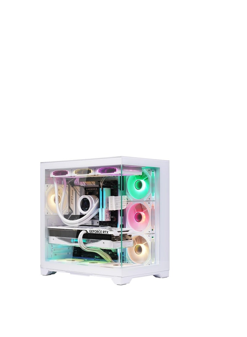 WJCOOLMAN حافظة ألعاب WJ Coolman ROBIN II PRO-PLUS ATX مع 7 مراوح ARGB | WJ-C-ROBINII- WHITE - Image 4