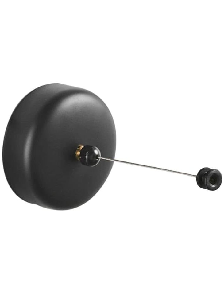 NISHWARE NISHWARE Stainless Steel Retractable Adjustable Lockable Hanging Washing Line Pack of 1 Black  - Image 1