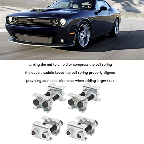 Acouto Coil Spring Compressor Adjustable 4pcs Mini Coil Spring Compressor 2 Way Adjustable Spring Spacer Carbon Steel Shocks Adjuster Tool Automotive - Image 3