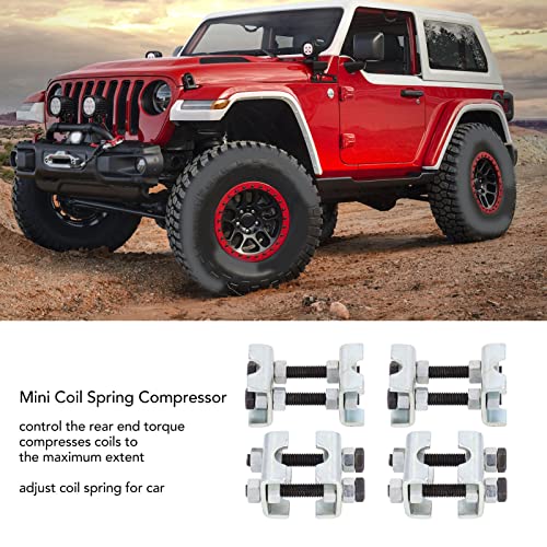 Acouto Coil Spring Compressor Adjustable 4pcs Mini Coil Spring Compressor 2 Way Adjustable Spring Spacer Carbon Steel Shocks Adjuster Tool Automotive - Image 2