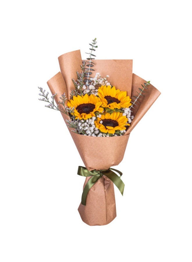 Carmel Flowers باقة 3 زهور شمسية