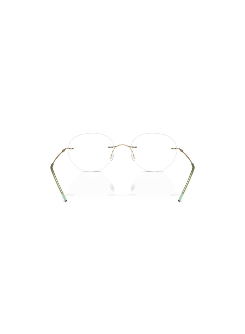 GIORGIO ARMANI Giorgio Armani Man Phantos  Eyeglasses- Ar 5147 - Lense Size:50Mm - Matte Pale Gold - Image 3